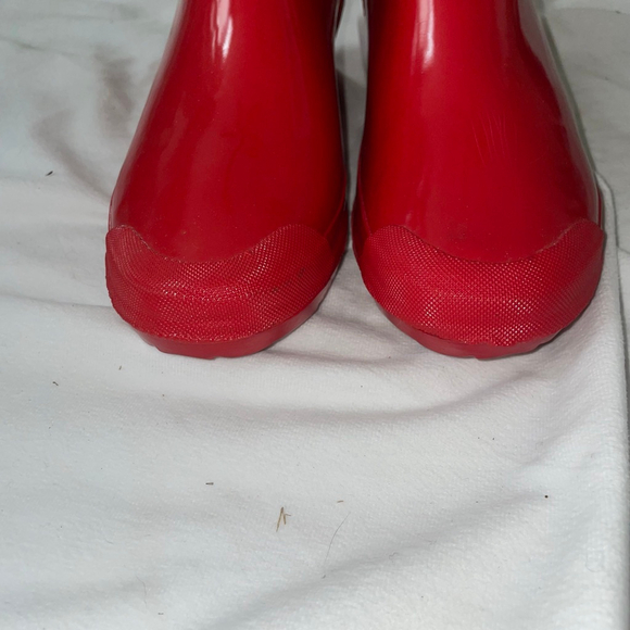 Women's FYF Red & Black Rain Boots Size 8 - Picture 10 of 10